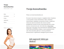 Tablet Screenshot of konsultantka.com